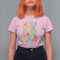 In My Summer Camp Era T Shirt For Women Camper Retro Groovy Summer Vacation - Wonder Print Shop