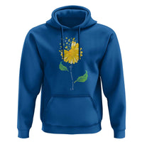Sarcoma Awareness Hoodie Yellow Ribbon Flower - Wonder Print Shop