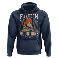 Faith Can Move Mountains Hoodie Religious Christian Camping - Wonder Print Shop