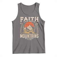 Faith Can Move Mountains Tank Top Religious Christian Camping - Wonder Print Shop