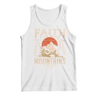 Faith Can Move Mountains Tank Top Religious Christian Camping - Wonder Print Shop