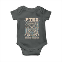 PTSD Veteran Baby Onesie PTSD Is Not A Sign Of Weakness It Is A Sign Of Absolute Strength - Wonder Print Shop