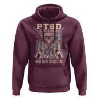 PTSD Veteran Hoodie PTSD Is Not A Sign Of Weakness It Is A Sign Of Absolute Strength - Wonder Print Shop