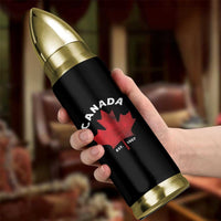 Funny Proud Canadian Canada EST 1867 Bullet Tumbler Vintage Maple Leaf - Wonder Print Shop
