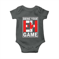 Funny Canada Pride Bring Your Eh Game Baby Onesie Canadian Flag - Wonder Print Shop