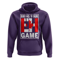 Funny Canada Pride Bring Your Eh Game Hoodie Canadian Flag - Wonder Print Shop