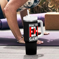Funny Canada Pride Bring Your Eh Game Tumbler With Handle Canadian Flag - Wonder Print Shop