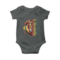 Rasta Lion Baby Onesie Invest In Your Hair It's The Crown You Never Take Off Jamaican Pride - Wonder Print Shop