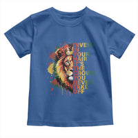Rasta Lion Toddler T Shirt Invest In Your Hair It's The Crown You Never Take Off Jamaican Pride - Wonder Print Shop