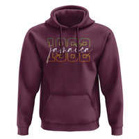 Proud Jamaican Hoodie Jamaica 1962 Rasta Flag - Wonder Print Shop