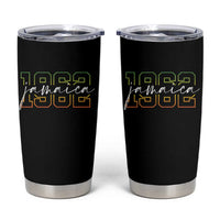 Proud Jamaican Tumbler Cup Jamaica 1962 Rasta Flag - Wonder Print Shop
