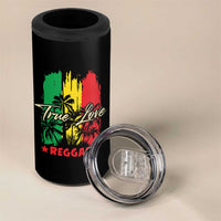 True Love Reggae 4 in 1 Can Cooler Tumbler Jamaican Rasta Music Palm Tree - Wonder Print Shop