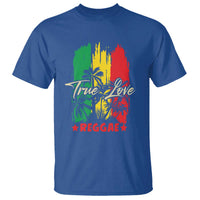 True Love Reggae T Shirt Jamaican Rasta Music Palm Tree - Wonder Print Shop