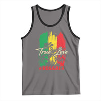 True Love Reggae Tank Top Jamaican Rasta Music Palm Tree - Wonder Print Shop