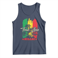 True Love Reggae Tank Top Jamaican Rasta Music Palm Tree - Wonder Print Shop