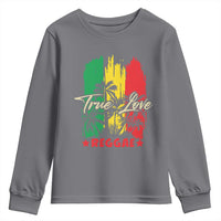 True Love Reggae Youth Sweatshirt Jamaican Rasta Music Palm Tree - Wonder Print Shop