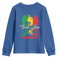 True Love Reggae Youth Sweatshirt Jamaican Rasta Music Palm Tree - Wonder Print Shop