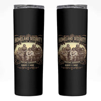 Homeland Security Fighting Terrorism Since 1492 Skinny Tumbler Native American History - Wonder Print Shop