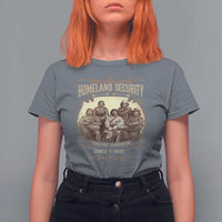 Homeland Security Fighting Terrorism Since 1492 T Shirt For Women Native American History - Wonder Print Shop