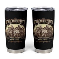 Homeland Security Fighting Terrorism Since 1492 Tumbler Cup Native American History - Wonder Print Shop
