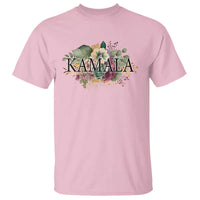 Harris 2024 T Shirt Vintage Flowers Feminine First Female President - Wonder Print Shop