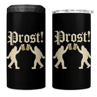 Funny Oktoberfest Bigfoot Prost 4 in 1 Can Cooler Tumbler German Sasquatch Beer Mug - Wonder Print Shop