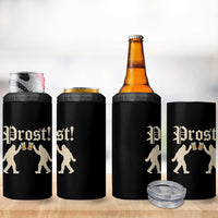 Funny Oktoberfest Bigfoot Prost 4 in 1 Can Cooler Tumbler German Sasquatch Beer Mug - Wonder Print Shop