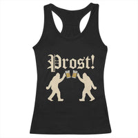 Funny Oktoberfest Bigfoot Prost Racerback Tank Top German Sasquatch Beer Mug - Wonder Print Shop