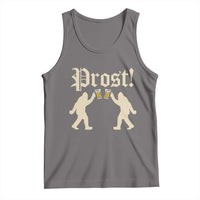 Funny Oktoberfest Bigfoot Prost Tank Top German Sasquatch Beer Mug - Wonder Print Shop