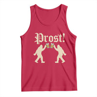 Funny Oktoberfest Bigfoot Prost Tank Top German Sasquatch Beer Mug - Wonder Print Shop