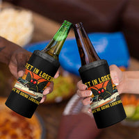 Get In Loser We Are Going Lurking Funny Mothman 4 in 1 Can Cooler Tumbler Cryptozoology Cryptid Lover