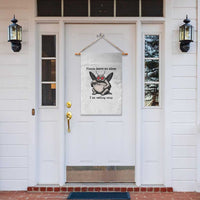 Please Leave Me Alone I Am Eating Soup Funny Mothman Garden Flag