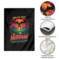 Funny Mothman Garden Flag Have You Seen The Mothman Terror From The Skies Cryptid Legends