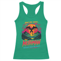 Funny Mothman Racerback Tank Top Have You Seen The Mothman Terror From The Skies Cryptid Legends