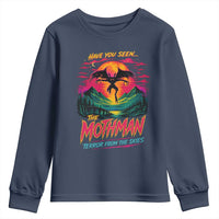 Funny Mothman Youth Sweatshirt Have You Seen The Mothman Terror From The Skies Cryptid Legends