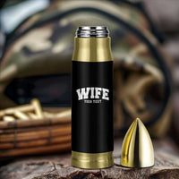 Personalized Wife Bullet Tumbler Custom Text Name Wifey Marriage Anniversary Couple Gift