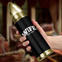 Personalized Wife Bullet Tumbler Custom Text Name Wifey Marriage Anniversary Couple Gift