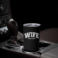 Personalized Wife Tumbler Cup Custom Text Name Wifey Marriage Anniversary Couple Gift