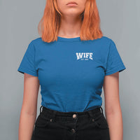 Wife Est 2026 T Shirt For Women Just Married Couple Matching Wedding Honeymoon