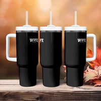 Wife Est 2026 Tumbler With Handle Just Married Couple Matching Wedding Honeymoon