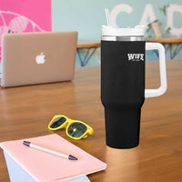 Wife Est 2026 Tumbler With Handle Just Married Couple Matching Wedding Honeymoon