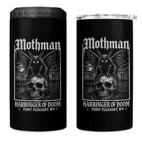 Mothman Harbinger of Doom Point Pleasant WV 4 in 1 Can Cooler Tumbler Gothic Horror Cryptid Creature