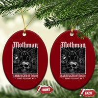 Mothman Harbinger of Doom Point Pleasant WV Ceramic Ornament Gothic Horror Cryptid Creature
