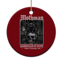 Mothman Harbinger of Doom Point Pleasant WV Ceramic Ornament Gothic Horror Cryptid Creature