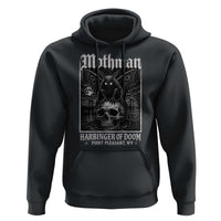 Mothman Harbinger of Doom Point Pleasant WV Hoodie Gothic Horror Cryptid Creature