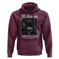 Mothman Harbinger of Doom Point Pleasant WV Hoodie Gothic Horror Cryptid Creature