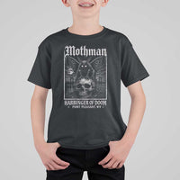 Mothman Harbinger of Doom Point Pleasant WV T Shirt For Kid Gothic Horror Cryptid Creature