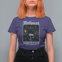 Mothman Harbinger of Doom Point Pleasant WV T Shirt For Women Gothic Horror Cryptid Creature