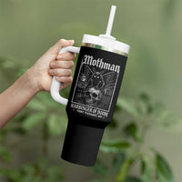 Mothman Harbinger of Doom Point Pleasant WV Tumbler With Handle Gothic Horror Cryptid Creature