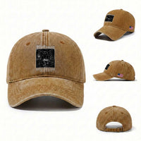 Mothman Harbinger of Doom Point Pleasant WV Washed Cotton Baseball Cap Gothic Horror Cryptid Creature